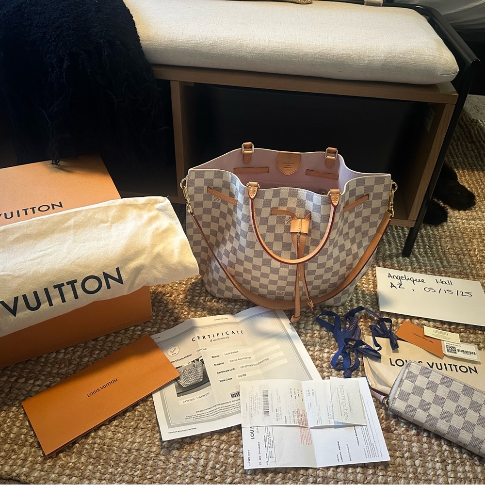 Louis Vuitton Azur Girolata with clemence wallet